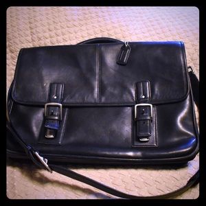 Coach leather briefcase
